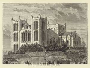 Ripon Cathedral, from the South-West by English School