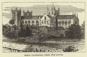 Ripon Cathedral from the South by English School