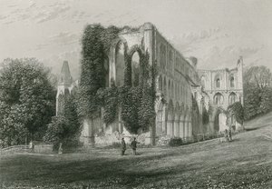 Rivaulx Abbey by English School