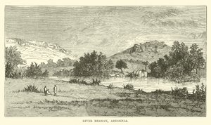 River Berhan, Abyssinia by English School