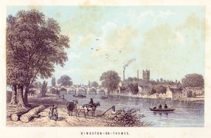 River Thames: Kingston-on-Thames by English School