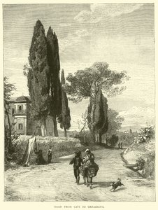 Road from Cavi to Genazzano by English School