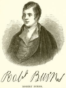 Robert Burns by English School