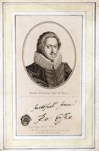 Robert Devereux, 3rd Earl of Essex, His Seal and Autograph by English School