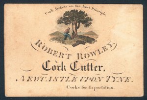 Robert Rowley, cork cutter by English School