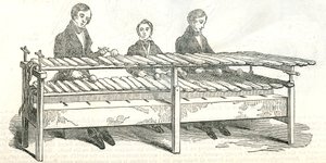 Rock Music Demonstrated in Bond Street in 1842 by English School