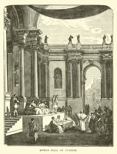 Roman Hall of Justice by English School