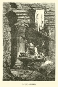 Roman cobbler by English School