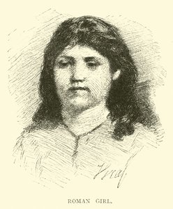 Roman girl by English School