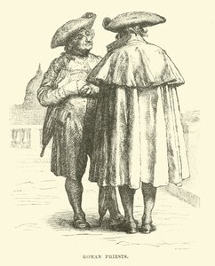 Roman priests by English School