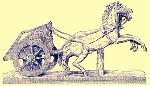 Roman Racing Chariot (illustration from Cassell
