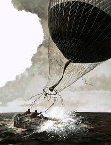 Rosemary Mudie and her husband attempt a transatlantic crossing by balloon by English School