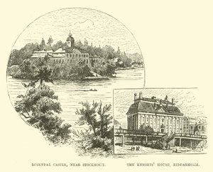 Rosendal Castle, near Stockholm; The Knights House, Riddarholm by English School