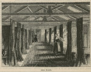 Royal Free Hospital, London: Sick Ward by English School