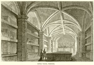 Royal Vault, Windsor by English School