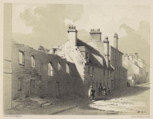 Ruined House, Rottenrow by English School