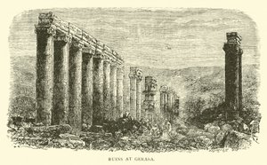 Ruins at Gerasa by English School