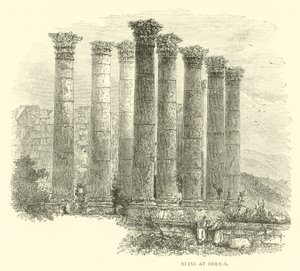 Ruins at Gerasa by English School