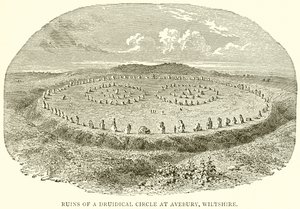 Ruins of a Druidical Circle at Avebury, Wiltshire