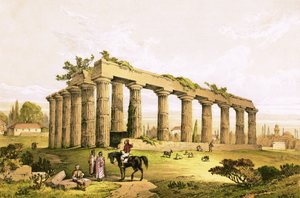 Ruins of the temple at Corinth