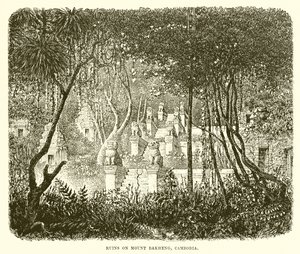 Ruins on Mount Bakheng, Cambodia