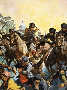 Russian Troops Slaughtered the Peaceful Marchers as They Converged on the Winter Palace at St Petersburg