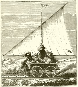 Sailing Car by English School