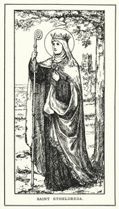 Saint Etheldreda by English School