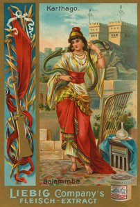 Salammbo, Daughter of Carthaginian General Hamilcar Barca, Liebig Card