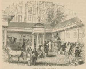 Sale of Horses at Tattersalls by English School