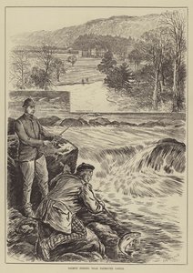 Salmon Fishing near Taymouth Castle