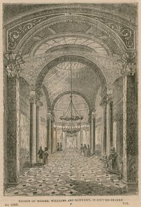 Saloon of Messrs Williams and Sowerby, Oxford Street, London by English School