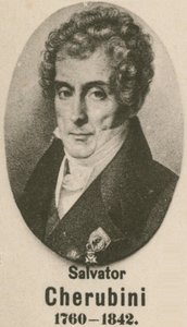 Salvator Cherubini by English School