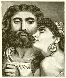 Samson and Delilah by English School