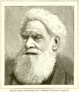 Samuel Bowly (President of the National Temperance League) by English School
