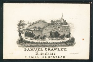 Samuel Crawley, undertaker by English School