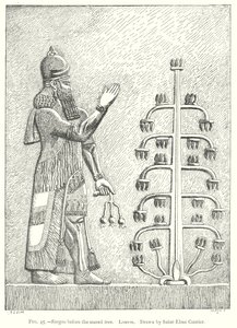 Sargon Before the Sacred Tree, Louvre by English School