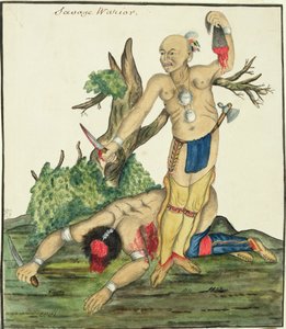 Savage Warrior by English School