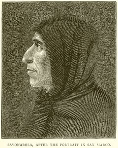 Savonarola (after the Portrait in San Marco) by English School