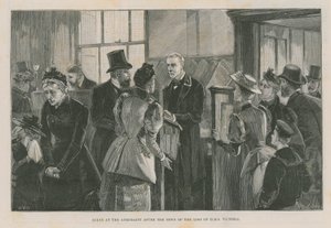 Scene at The Admiralty After the News of the Loss of the Victoria