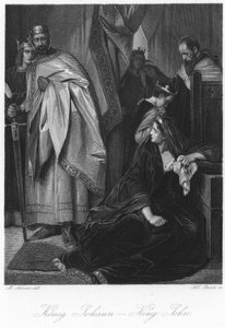 Scene from King John by English School