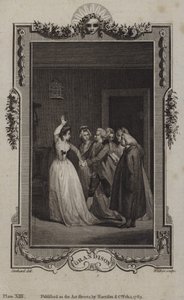 Scene from The History of Sir Charles Grandison, by Samuel Richardson by English School