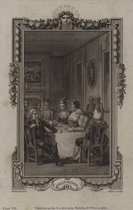 Scene from The History of Sir Charles Grandison by English School