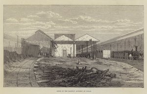Scene of the Railway Accident at Wigan by English School