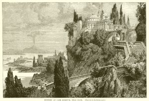 Scenery at Cape Misenum, Near Baiae by English School