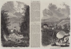 Scenes in Sallenches by English School