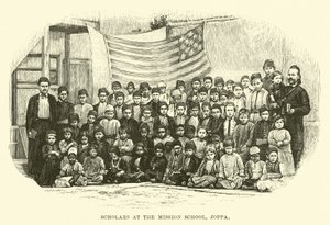 Scholars at the Mission School, Joppa by English School