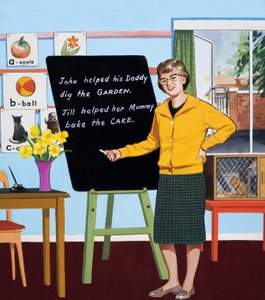 School Teacher by English School