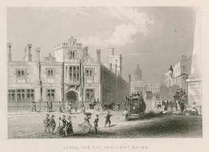 School for the Indigent Blind, St Georges Field, Southwark, London