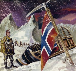 Scott reached the Pole only to find that he had been beaten by Amundsen